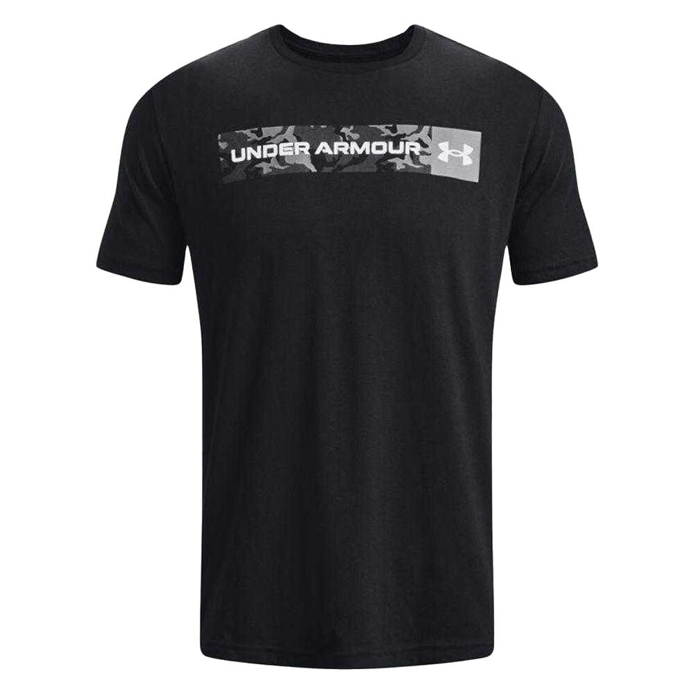 Under Armour - Tshirt Style Camouflage Et Rayure Homme (noir) - T-shirt Manches Courtes - Noir - Decathlon