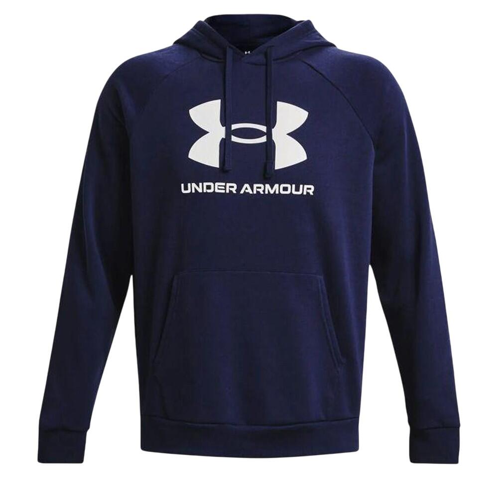 Under Armour - Sweat À Capuche Style Logo Rival Homme (bleu Marine) - Sweat-shirt - Bleu - Decathlon