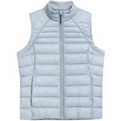 Dames synthetische donzen bodywarmer (blauw)