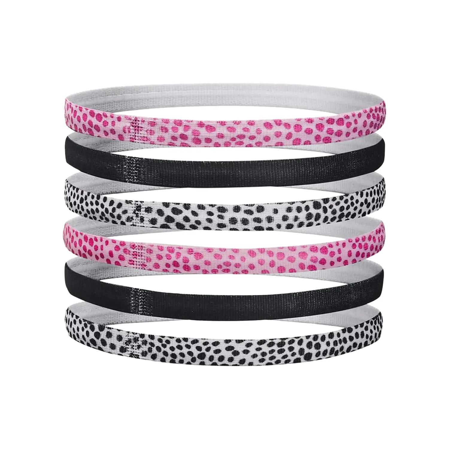 Fascia Per Capelli Stampa Animale Mini Misura Confezione 6 Under Armour Bianco 2/2