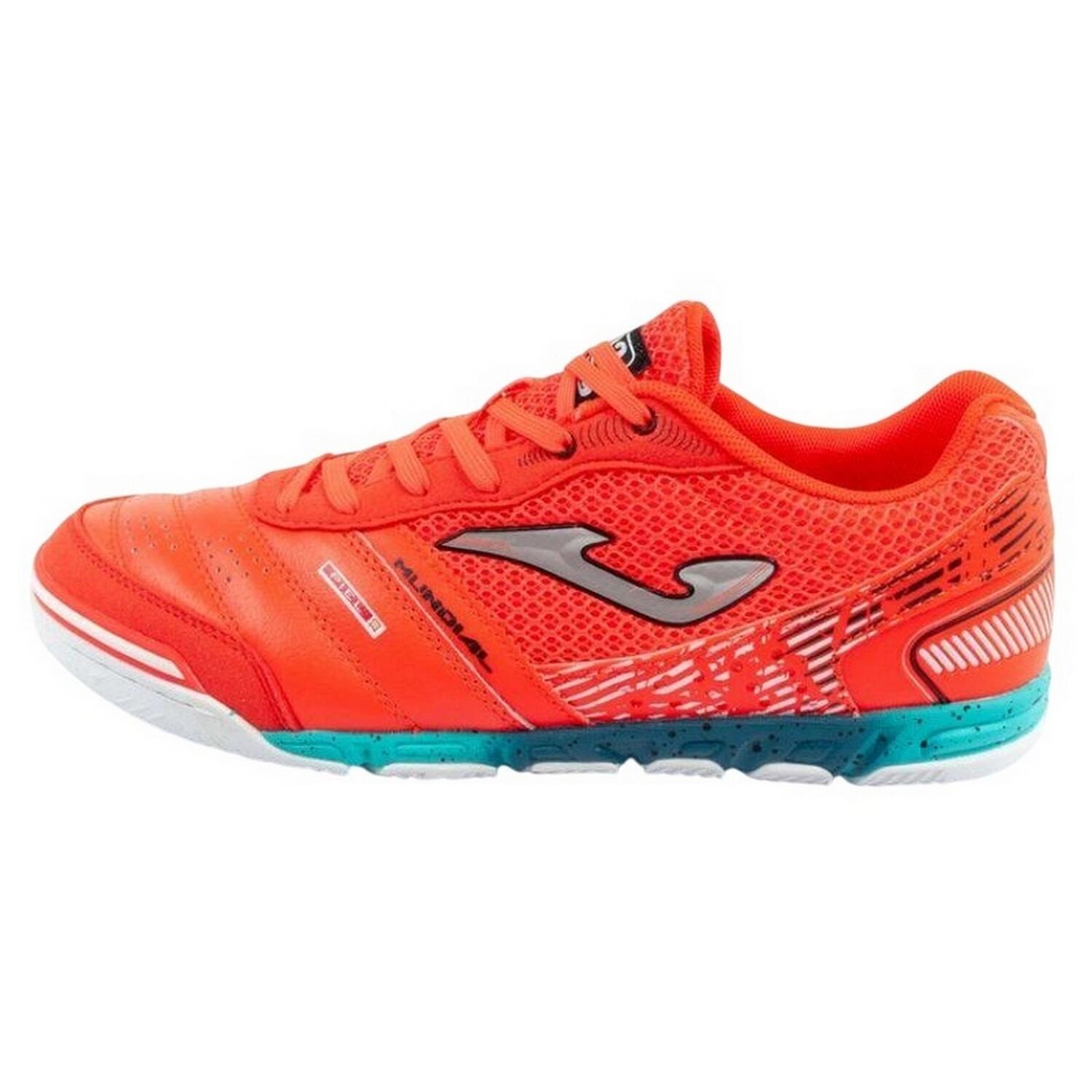 Scarpe Da Calcio Per Interni PelleUomo Joma Mundial Arancio 3/5