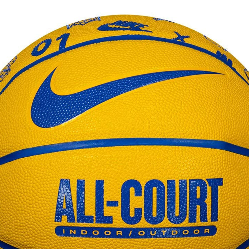 Ballon De Basket EVERYDAY ALL COURT (Bleu / Jaune) Taille 7 2/2