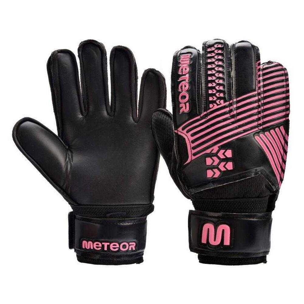 Luvas de guardaredes para crianças e jovens (Preto / Rosa) 3/4