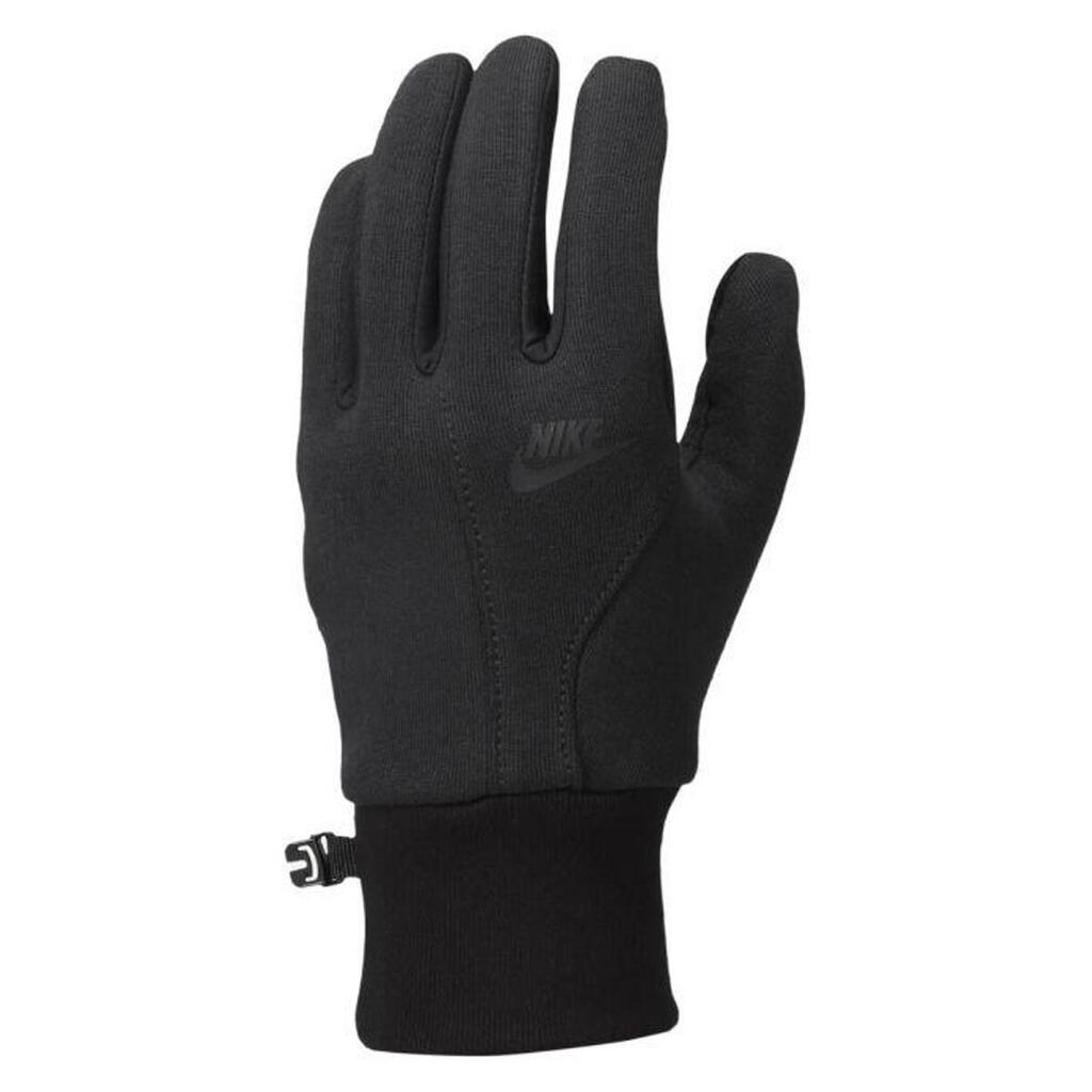 Mens Fleece Thermal Running Gloves (Black)