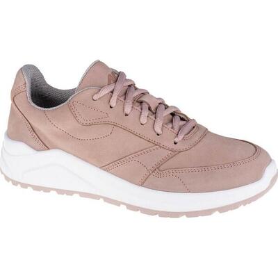 Dames h4l21 leren trainers (roze)