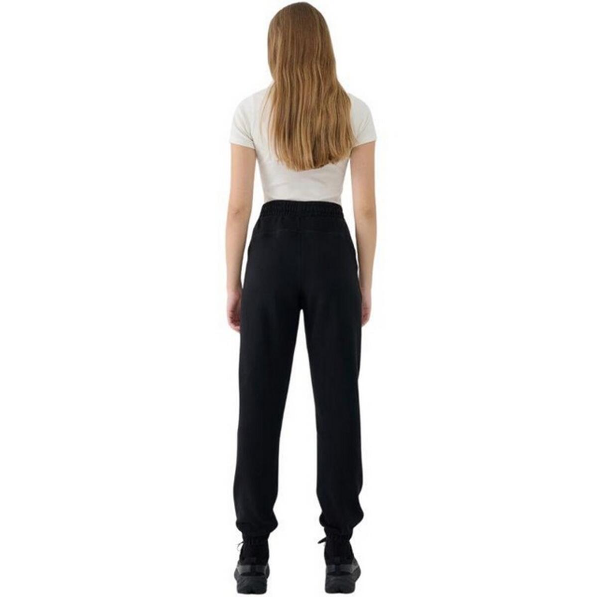 Pantalón de Chándal F1013 para Mujer Negro 3/4