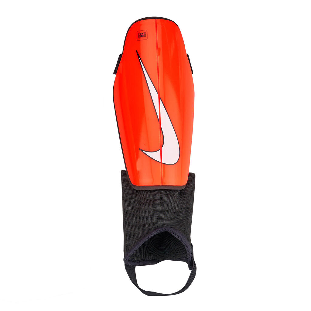Charge Football Shin & Ankle Guards (Red)