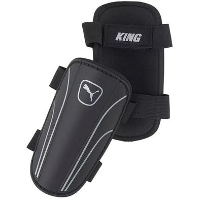 Heren king dual straps voetbalscheenbeschermers (zwart)