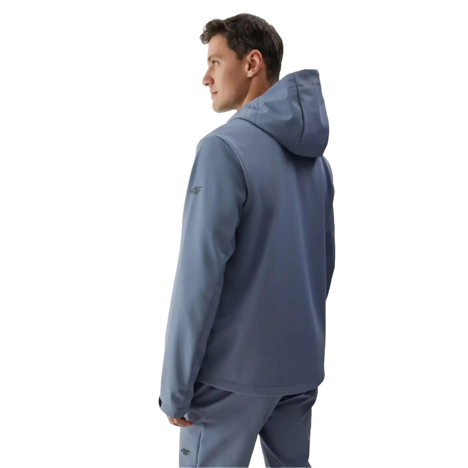 WAW24TSOFM283 Giacca Soft Shell Uomo 4F 4FWAW24TSOFM283 Blu 3/5