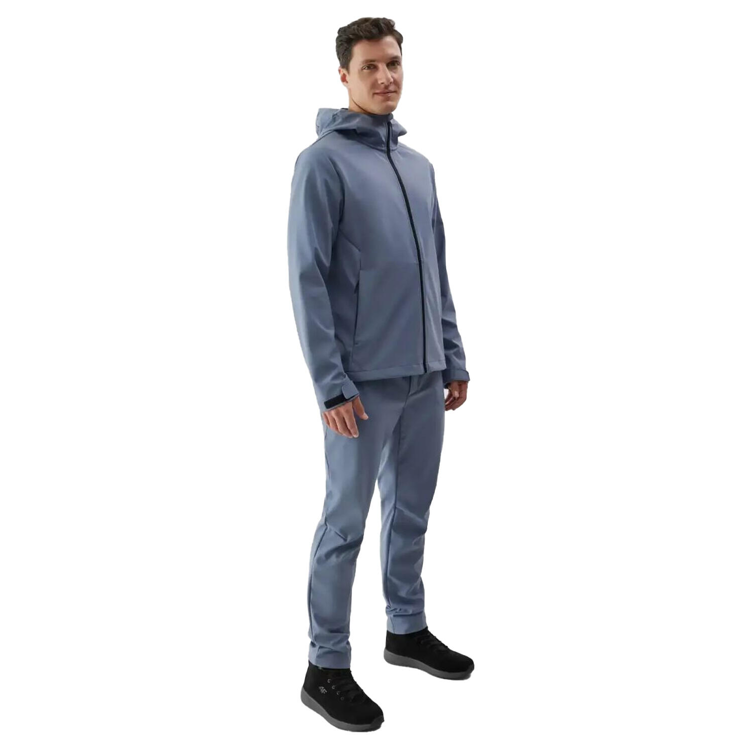 WAW24TSOFM283 Giacca Soft Shell Uomo 4F 4FWAW24TSOFM283 Blu 4/5