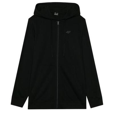 Heren wmm00tswsm1768 hoodie met volledige rits (zwart)