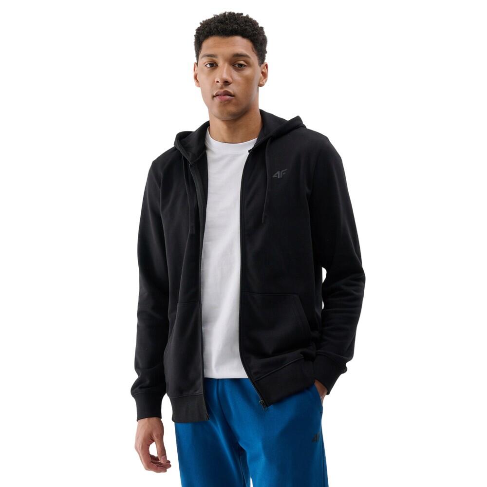 WMM00TSWSM1768 Felpa Con Cappuccio E Zip Intera Uomo 4F 4FWMM00TSWSM1768 Nero 5/5