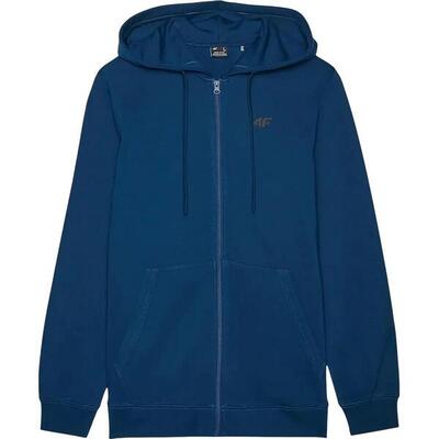 Heren wmm00tswsm1768 hoodie met volledige rits (blauw/groen)