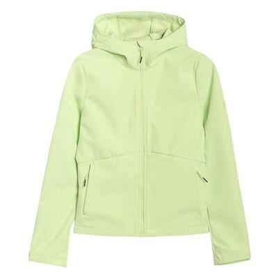 Dames wss25tsoff320 winddicht softshell jack (lichtgroen)