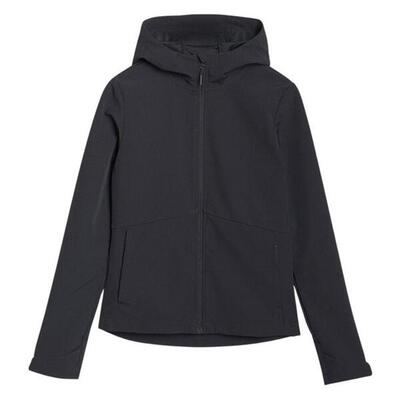 Dames wss25tsoff320 winddicht softshell jack (zwart)