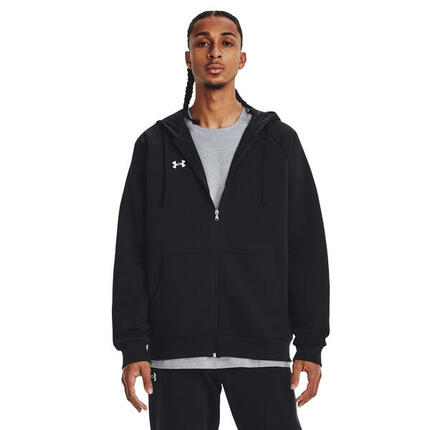Heren Sportstyle Rival Fleece Full Zip Hoodie (Groen)
