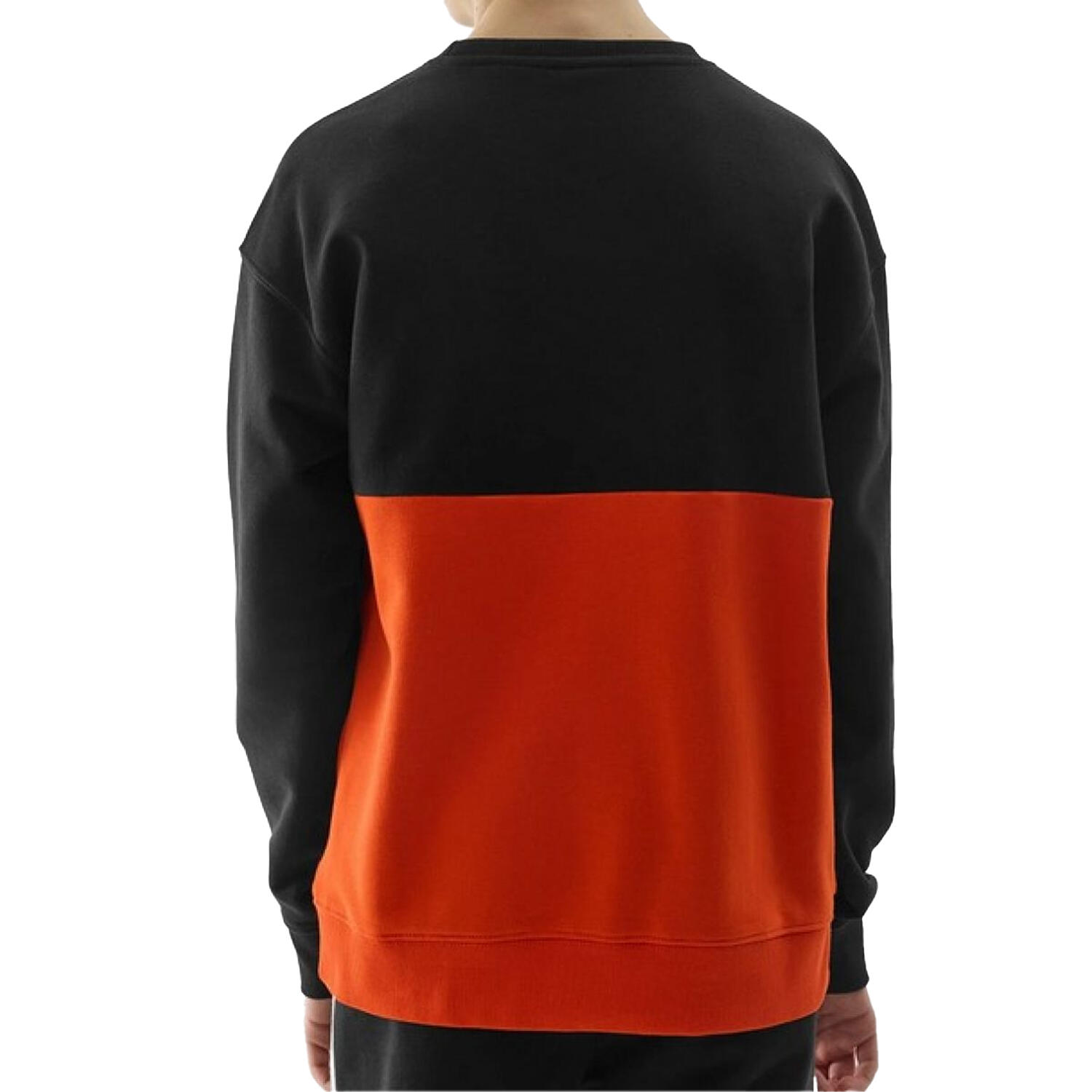 JWSS24TSWSM0923 Felpa Ragazzi 4F 4FJWSS24TSWSM0923 Nero Rosso 2/3