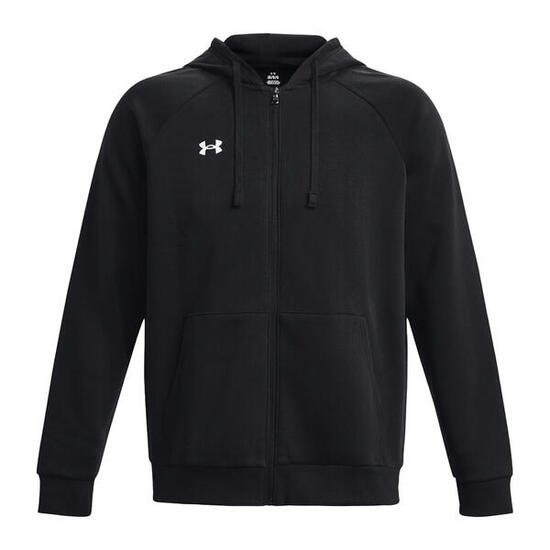 Felpa Con Cappuccio E Zip Intera Uomo Under Armour Sportstyle Rival Verde