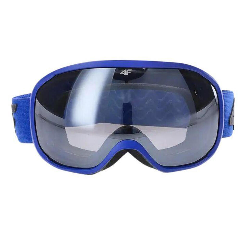 Childrens/Kids U042 Logo Ski Goggles (Blue)