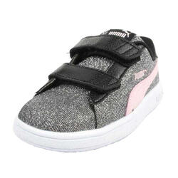 Baskets SMASH V2 Enfant (Gris / Rose)