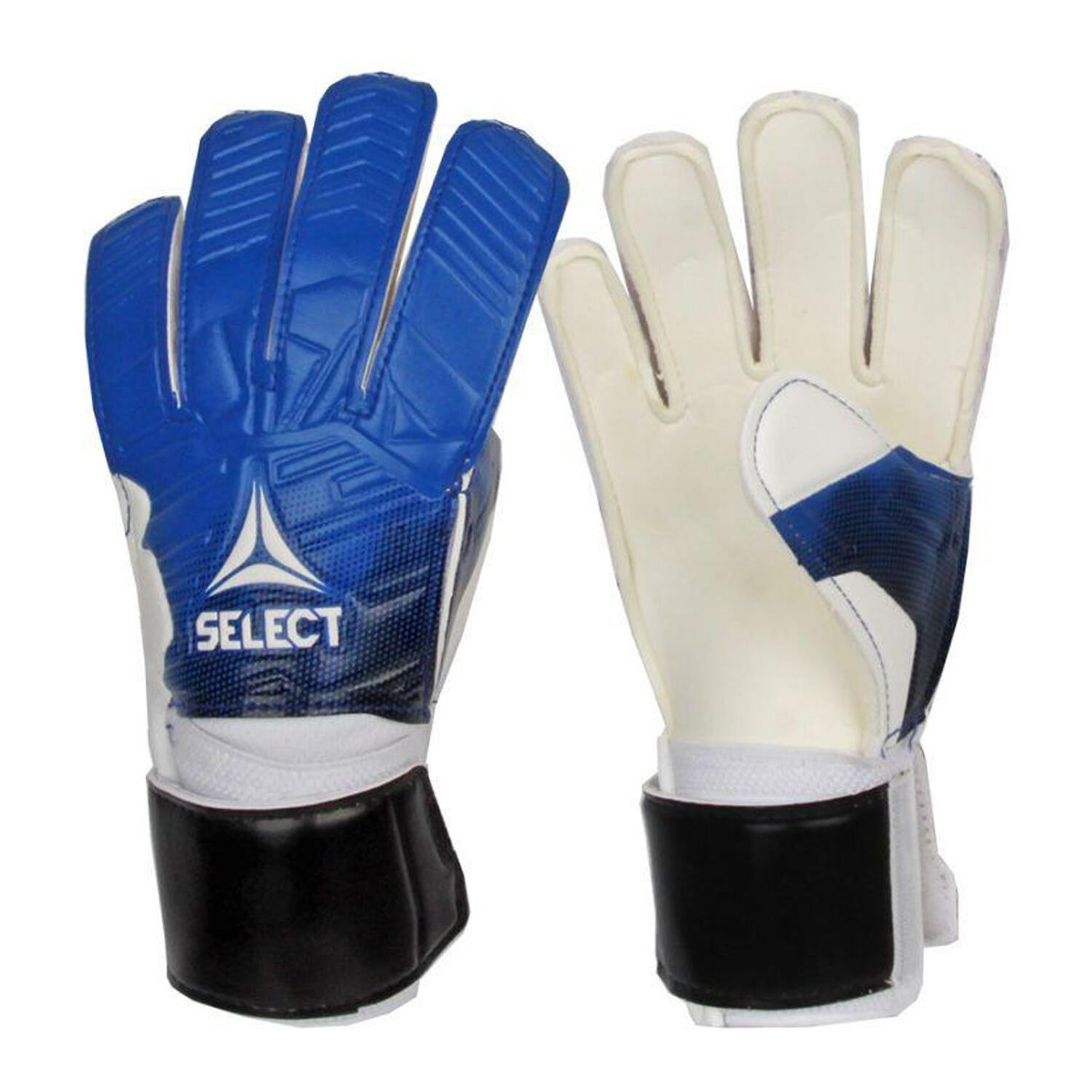Guanti Da Portiere Antiscivolo Adulto Unisex Select Blu Navy Bianco 3/3