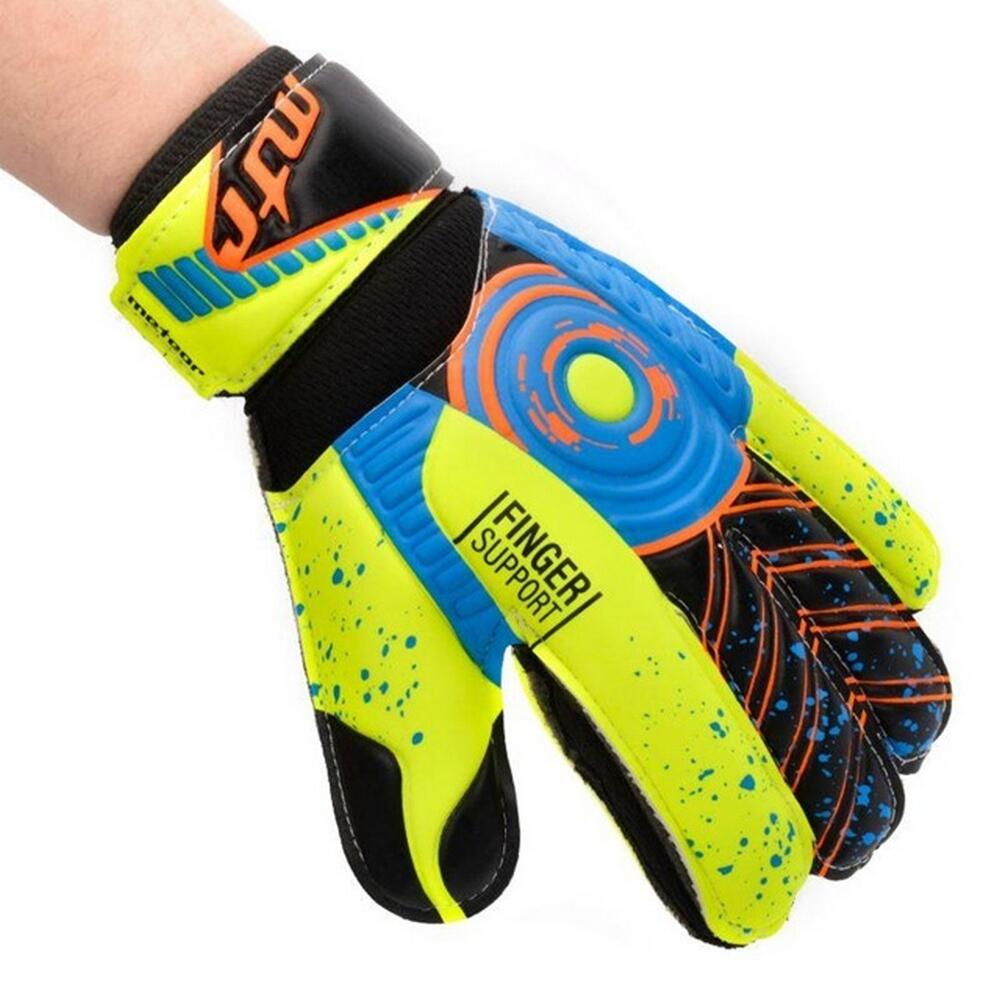 Defensiehandschoenen voor kinderen/jongens (Geel/zwart/blauw) 3/4