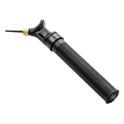 Kunststof dubbelwerkende balpomp (zwart)