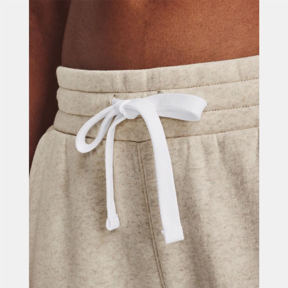 Pantaloni Da Jogging Donna Under Armour Rival Beige 4/6