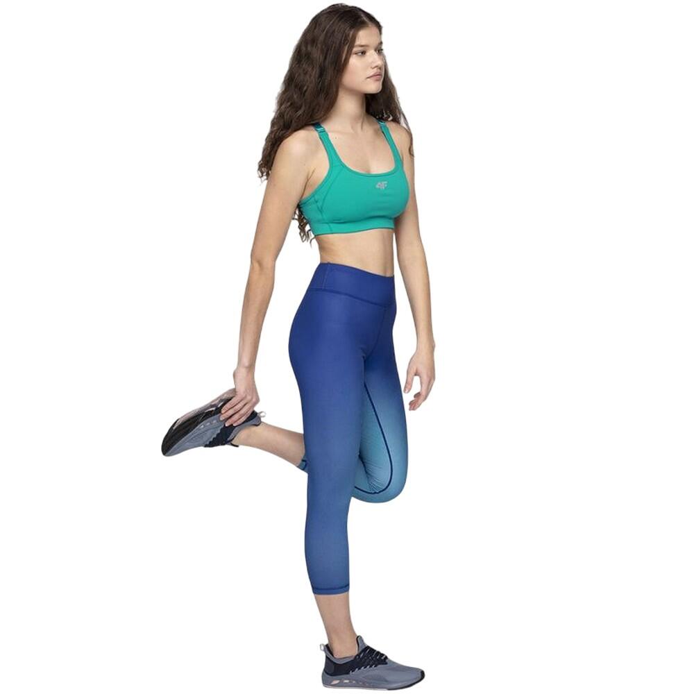 Leggings 7/8 H4L20 SPDF008 Entrenamiento para Mujer Azul 4/4