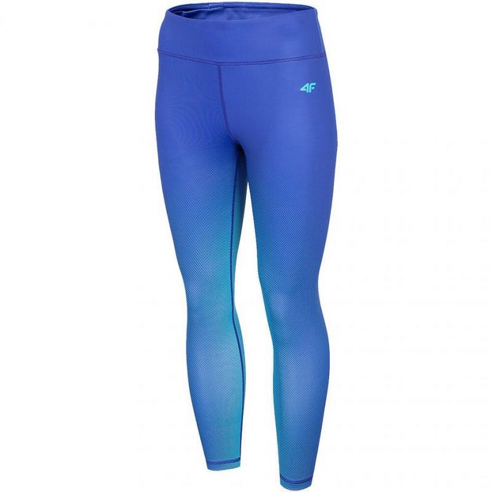 Leggings 7/8 H4L20 SPDF008 Entrenamiento para Mujer Azul 2/4