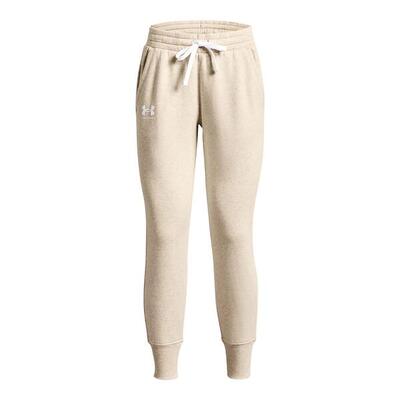 Dames rival fleece joggingbroek (beige)