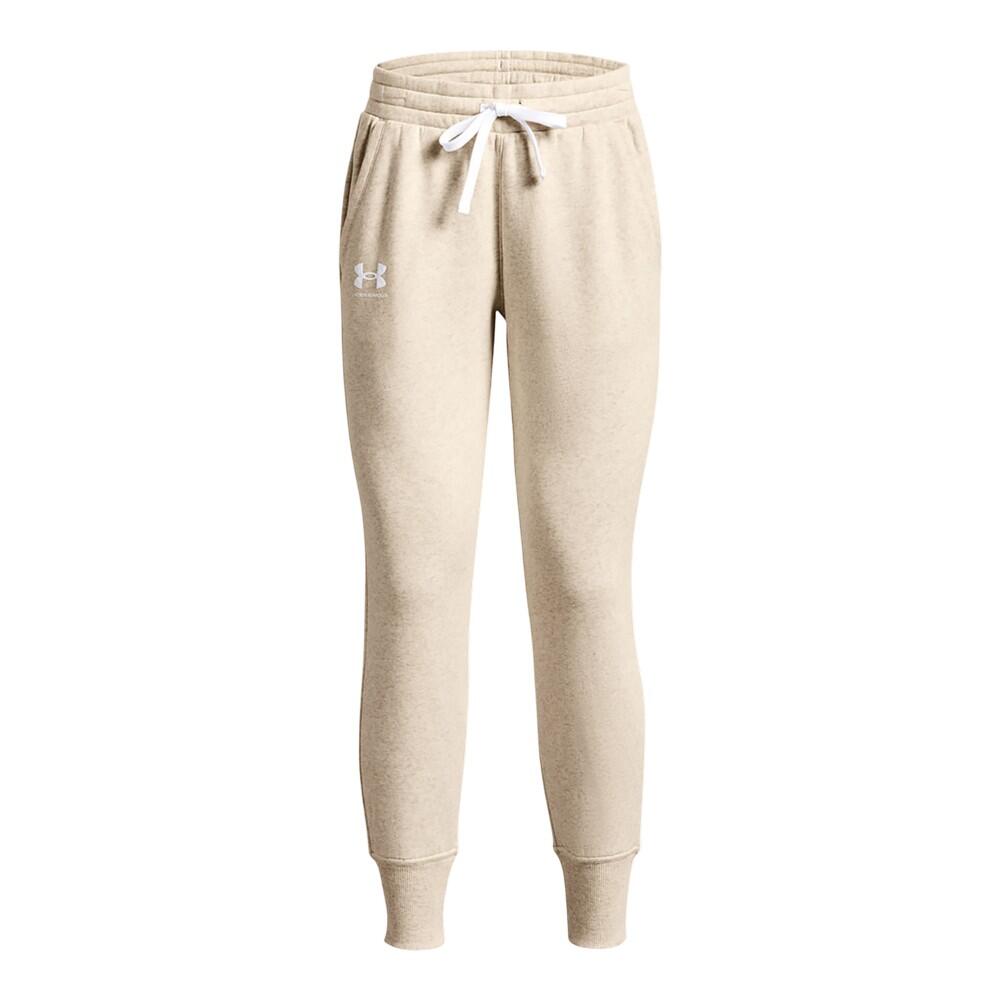 Under Armour - Pantalon De Jogging Rival Femme (beige) - Pantalons - Beige - Decathlon