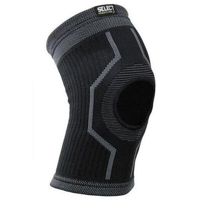 Rodillera Diseño Agujereado para Adultos Unisex Negro