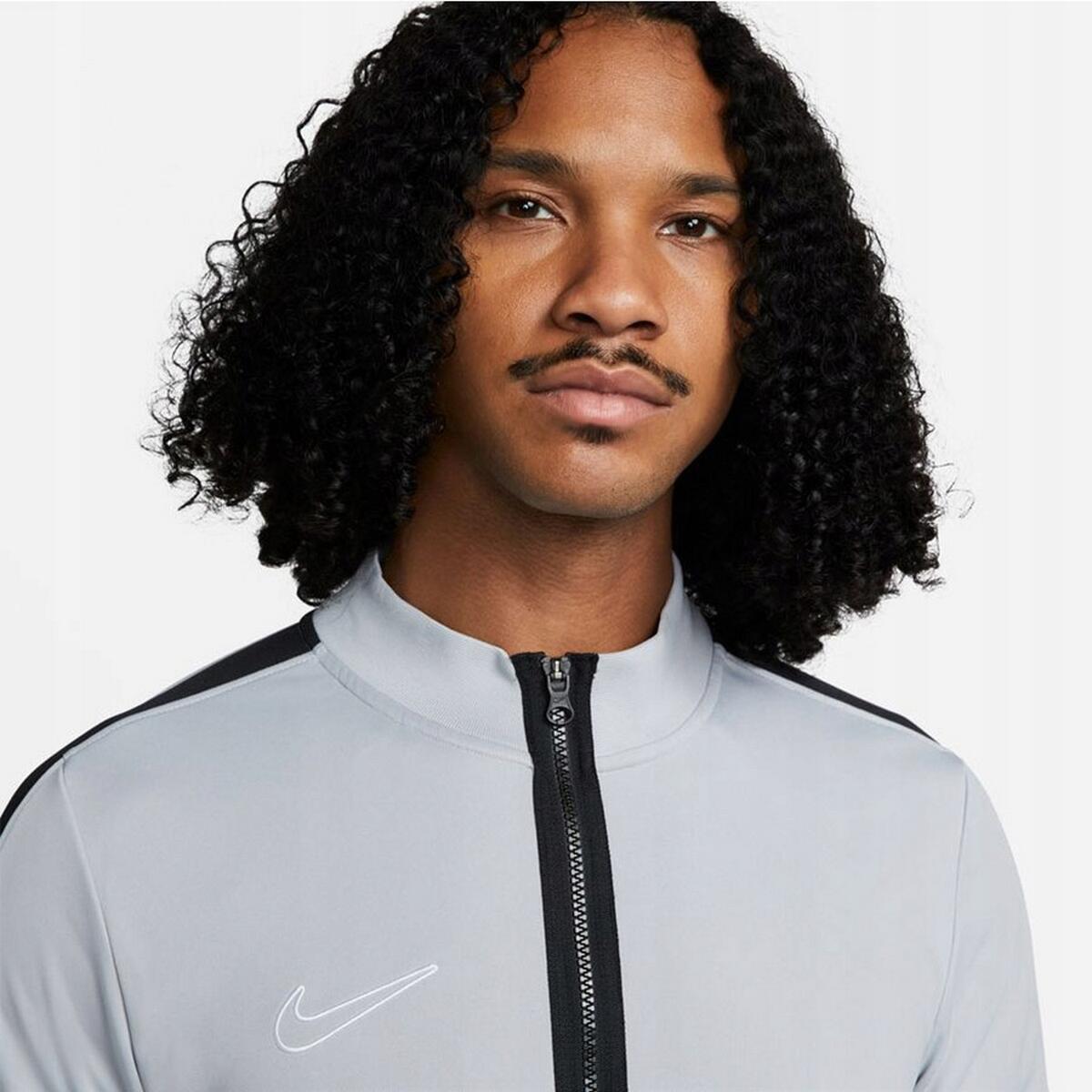 Casaco Academy DriFIT para homem (Cinzento / Preto) 3/4