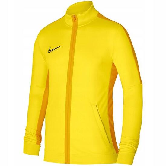 Uomo Nike Team Dri-FIT Academy żółta Felpa con Zip Calcio Dri-FIT
