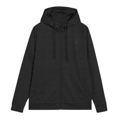 Heren wss25tfswm512 hoodie met volledige rits (zwart)
