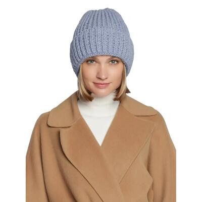 Dames h4z22 cad017 grof gebreide muts (grijs)