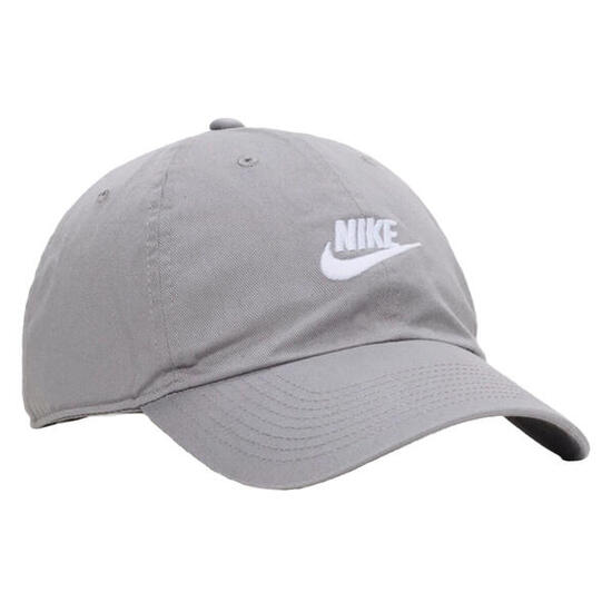 Cappellino Da Baseball Logo Nike Club Grigio-Bianco