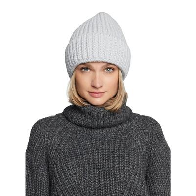 Dames h4z22 cad017 grof gebreide muts (grijs)