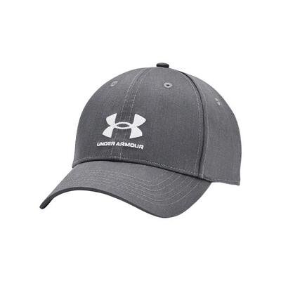 Heren baseball cap met merkopdruk (grafiet)