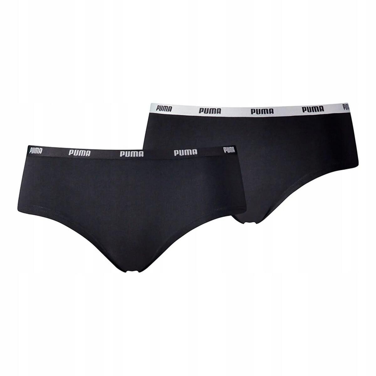 PUMA Cuecas Hipster Mulher/Senhora (Conjunto de 2) Preto