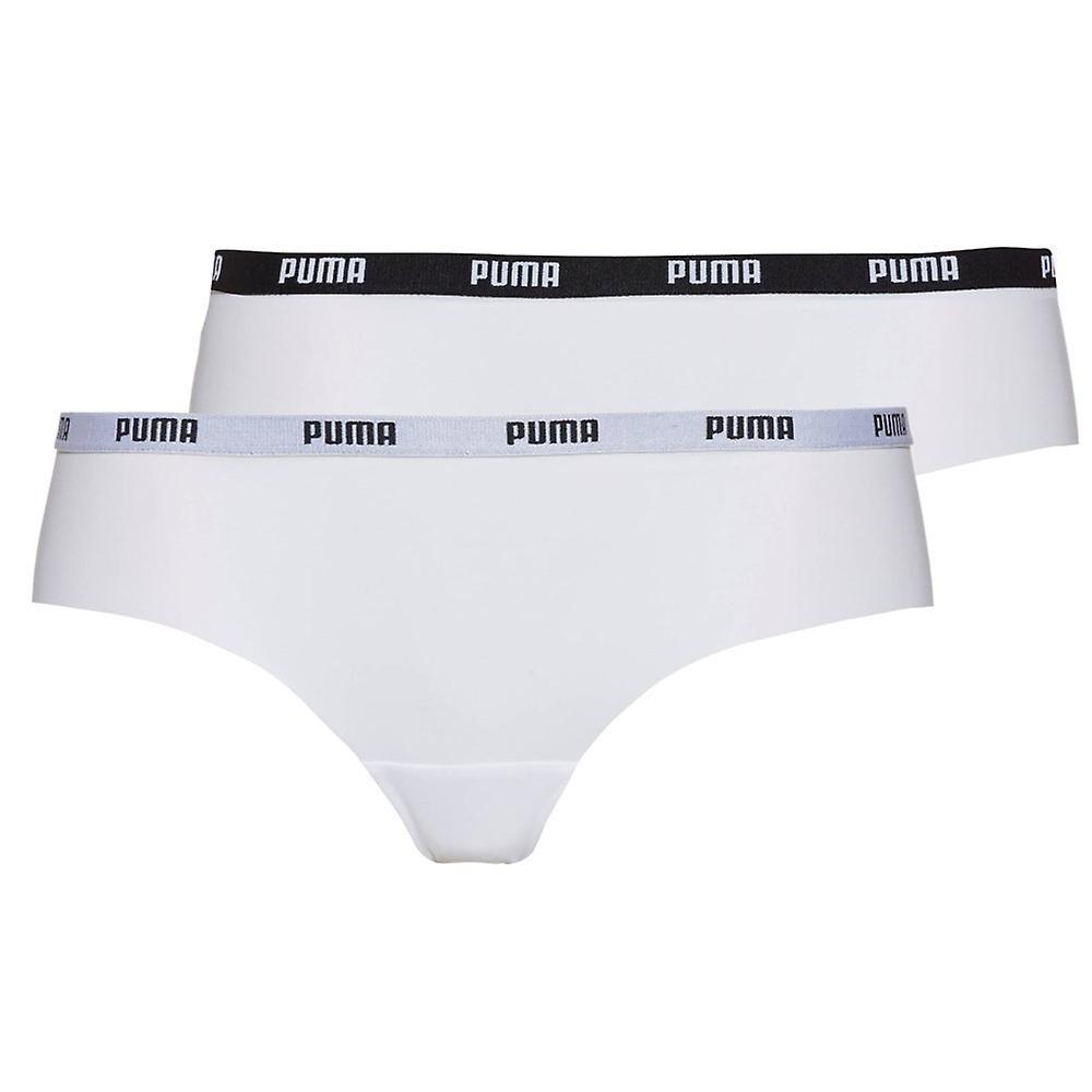Womens/Ladies Brazilian Briefs (Pack of 2) (White)