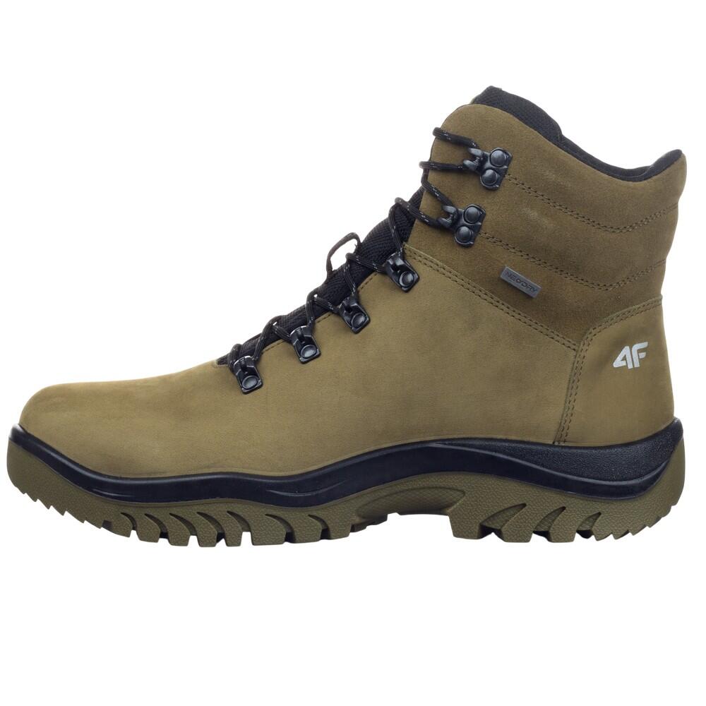 Botas de caminhada em pele H255 para homem (Verde) 3/6