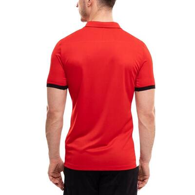 Heren academy 25 drifit poloshirt (rood)