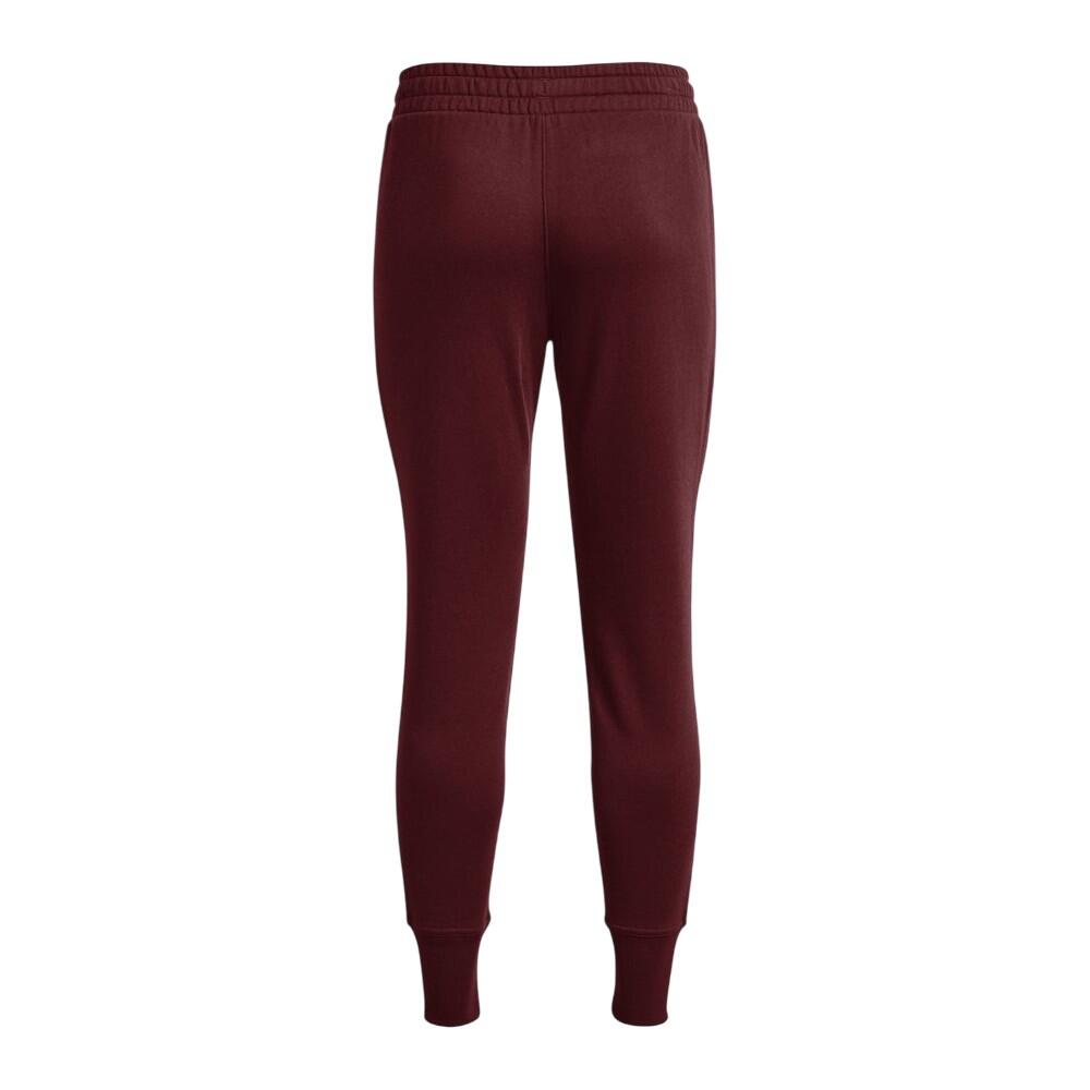 Pantaloni Da Jogging Donna Under Armour Rival Rosso 2/5
