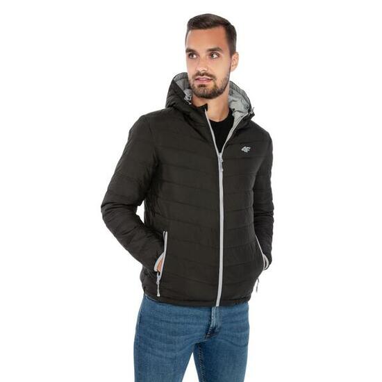 Giacca Reversibile Uomo 4F M434 Nero Grigio