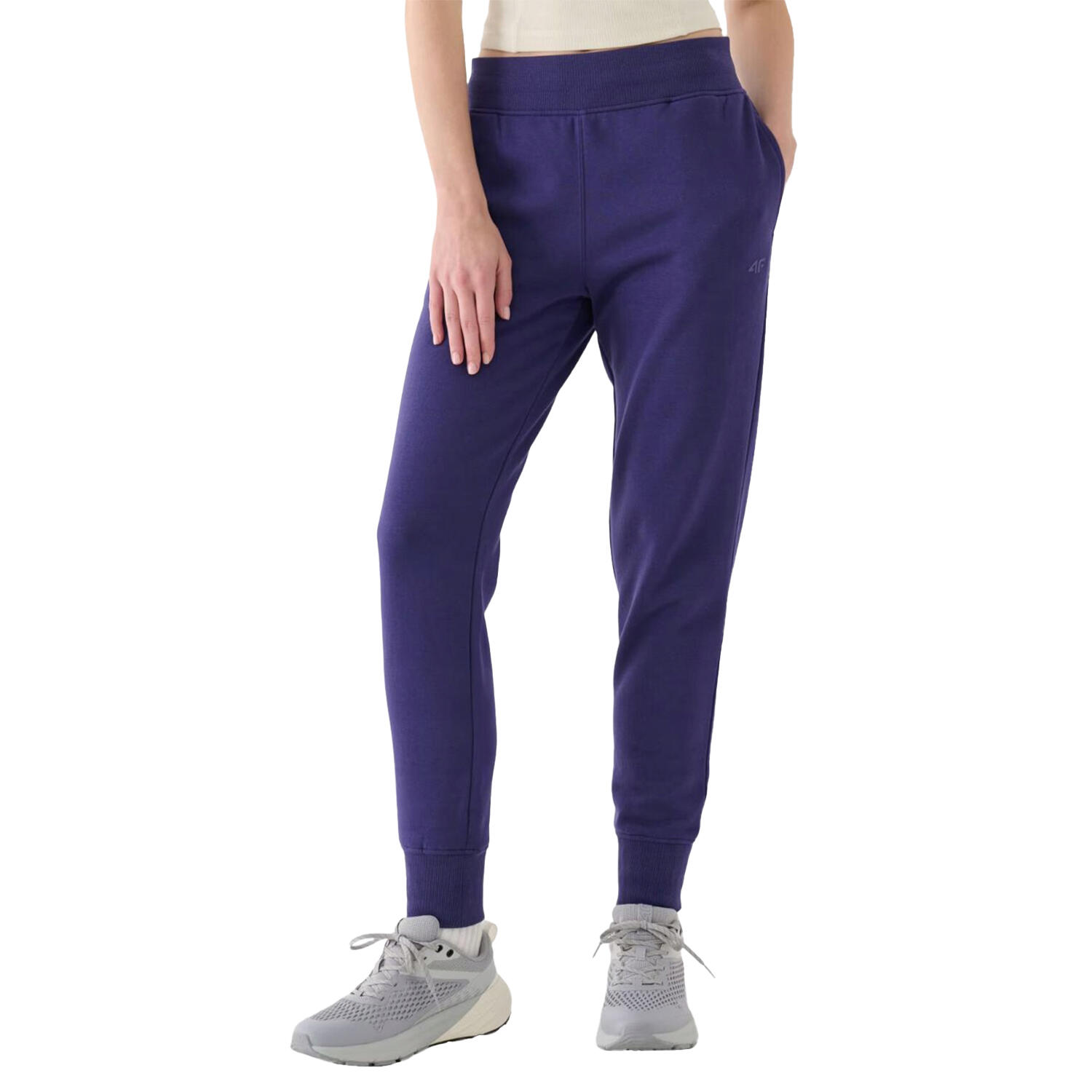 Pantalon De Jogging F0946 Femme (Bleu Marine) 4/4