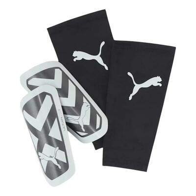 Set ultra lichte scheenbeschermers voor volwassenen (wit, zwart) xl
