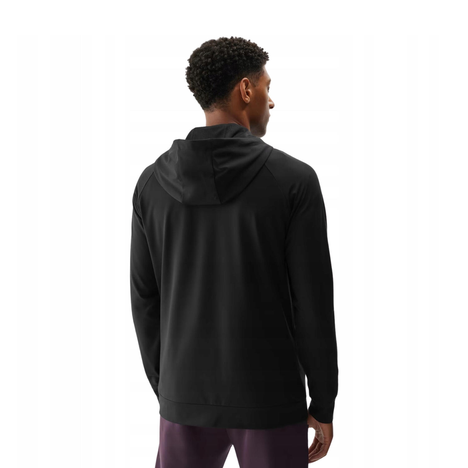 WAW24TFSWM403 Felpa Con Cappuccio E Zip Intera Uomo 4F 4FWAW24TFSWM403 Nero 3/4