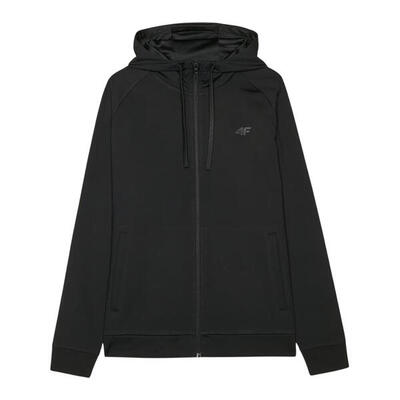 Heren waw24tfswm403 hoodie met volledige rits (zwart)